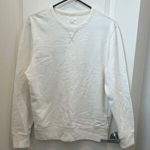 GAP Men's Crewneck Sweatshirt in Off-White(M)